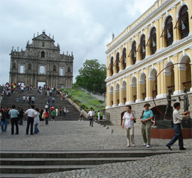 Ruins of the St Paul chapel in Macau - Book your excursion from Hong Kong - Boat transfer and guided tour - Picture  Guillaume Duchene